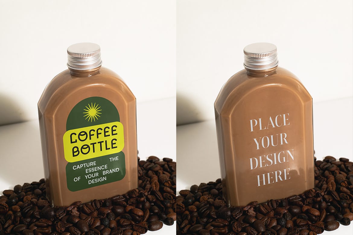 Cold Brew Bottle Mockup