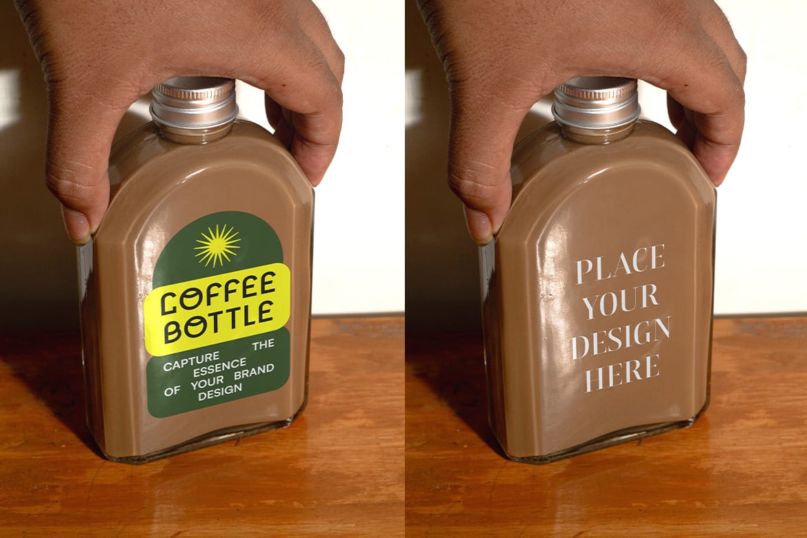 Cold Brew Bottle Mockup
