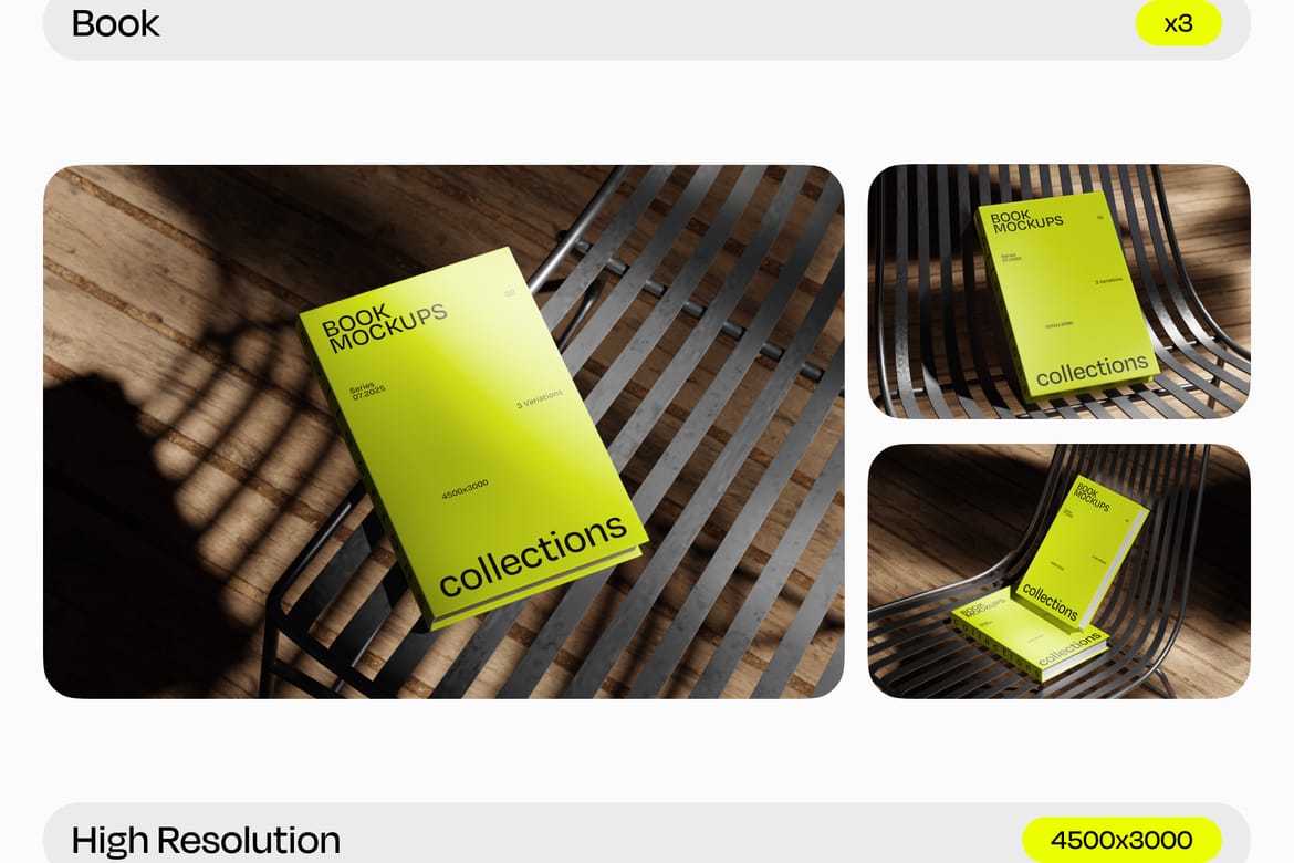 Mockup Minimalist Chair Scene