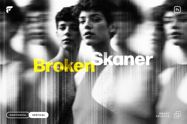 Broken Scanner Photo Effect