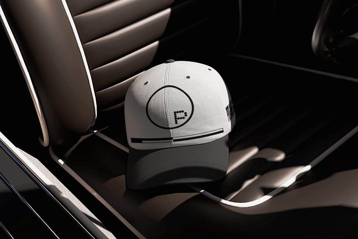 Automotive Car Garage Branding Mockup