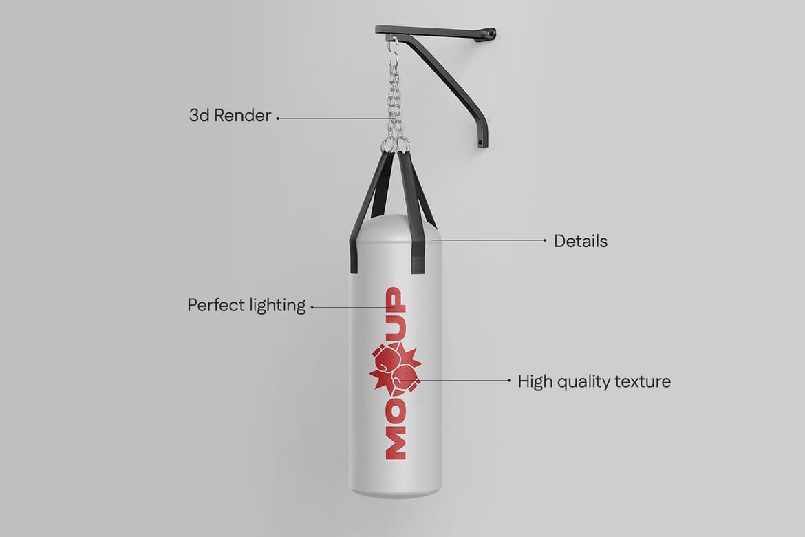 Punching Bag Mockup