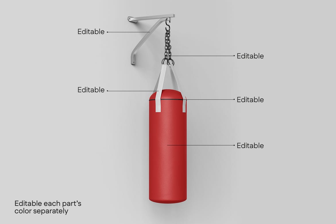 Punching Bag Mockup