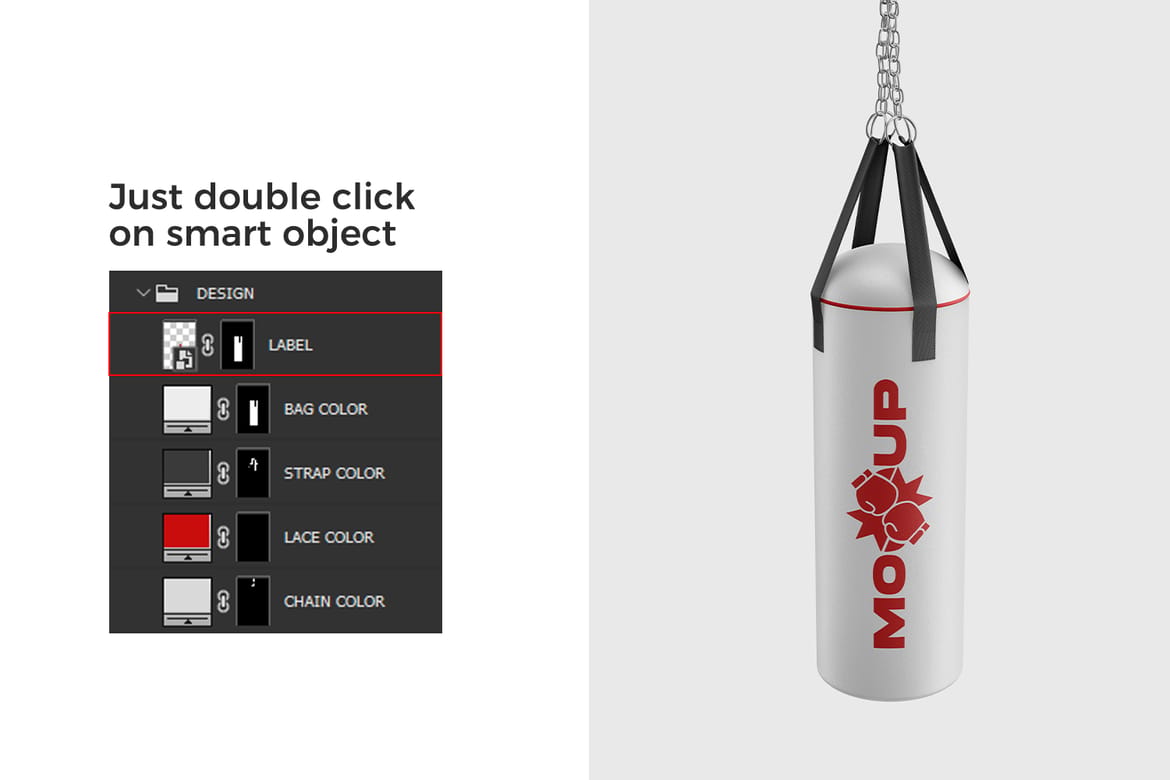 Punching Bag Mockup