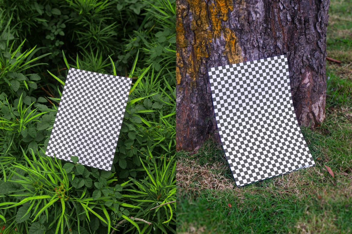 Realistic Outdoor Poster Mockup Bundle