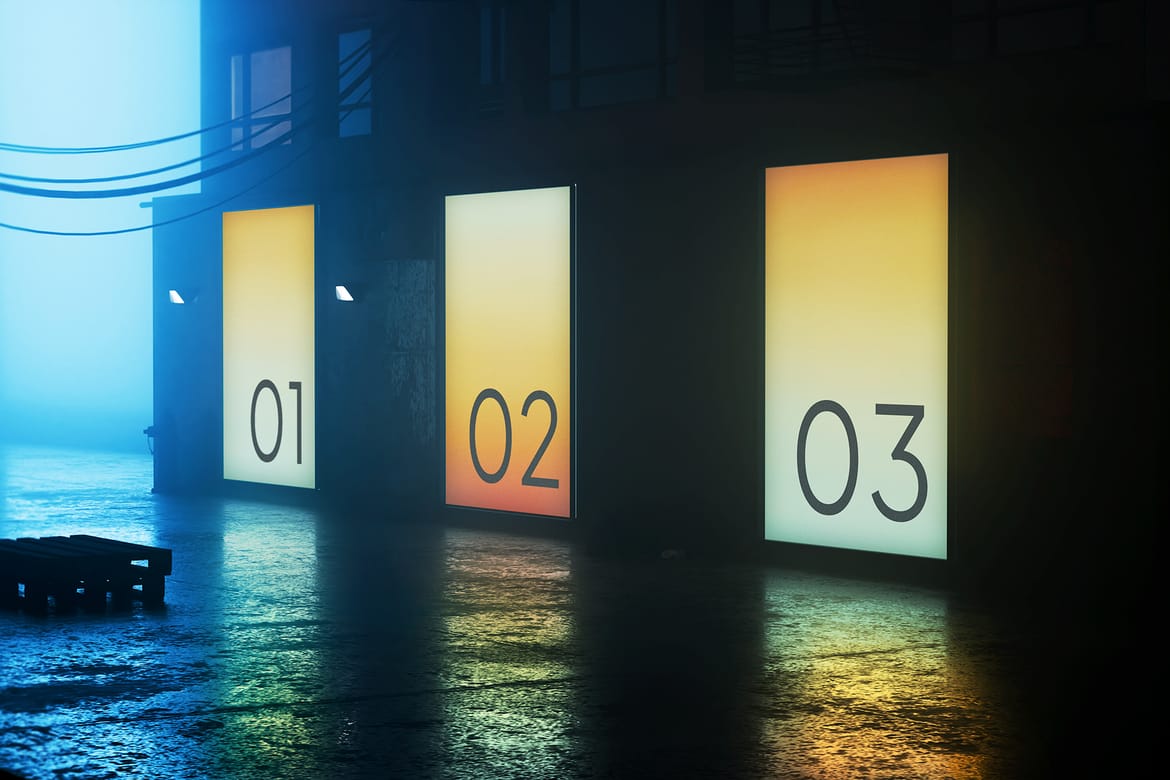  Screen Gallery Mockup Set 