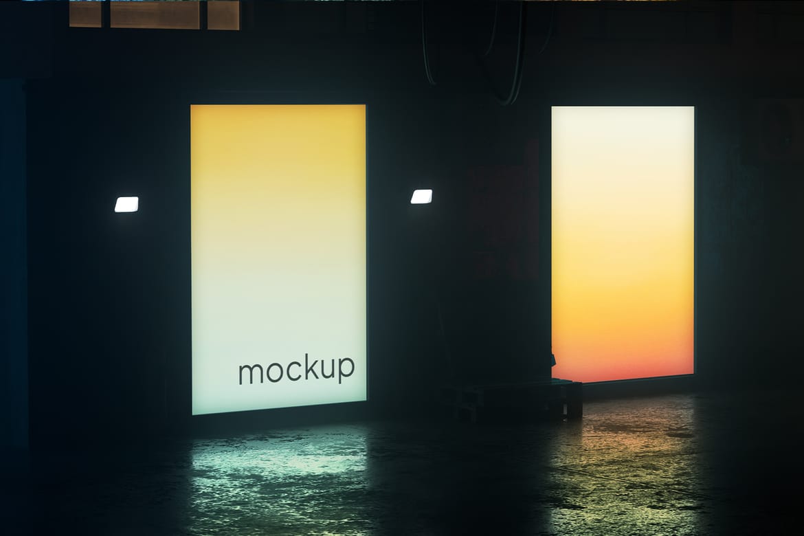  Screen Gallery Mockup Set 