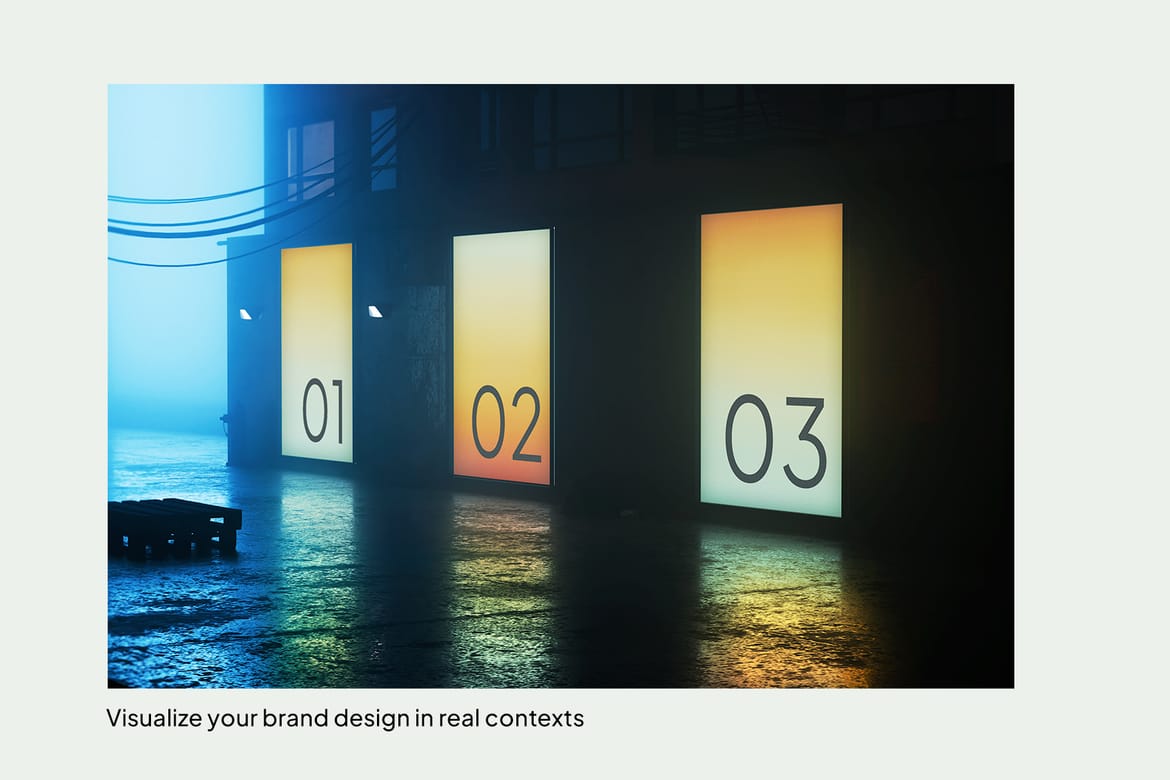  Screen Gallery Mockup Set 