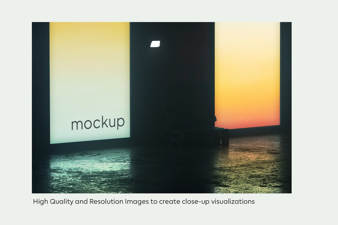  Screen Gallery Mockup Set 