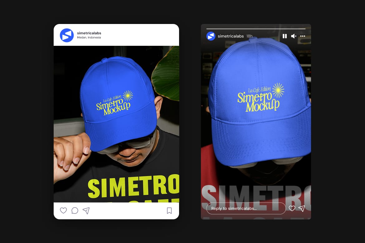 Cap & T-Shirt Mockup