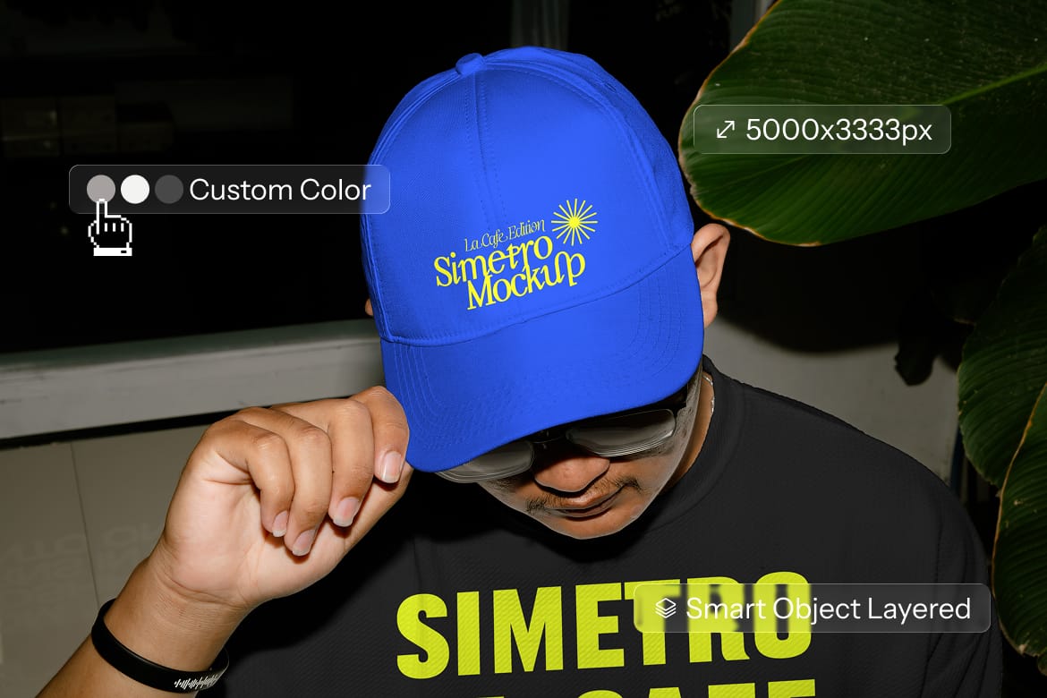 Cap & T-Shirt Mockup