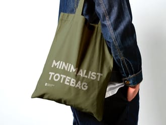 Minimalist Totebag Free Mockup