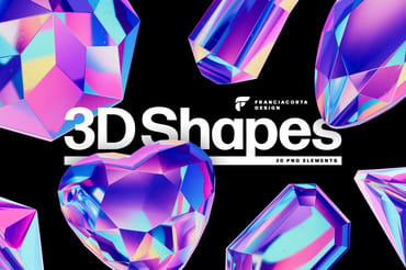 Crystals Collection - 3D Objects Set