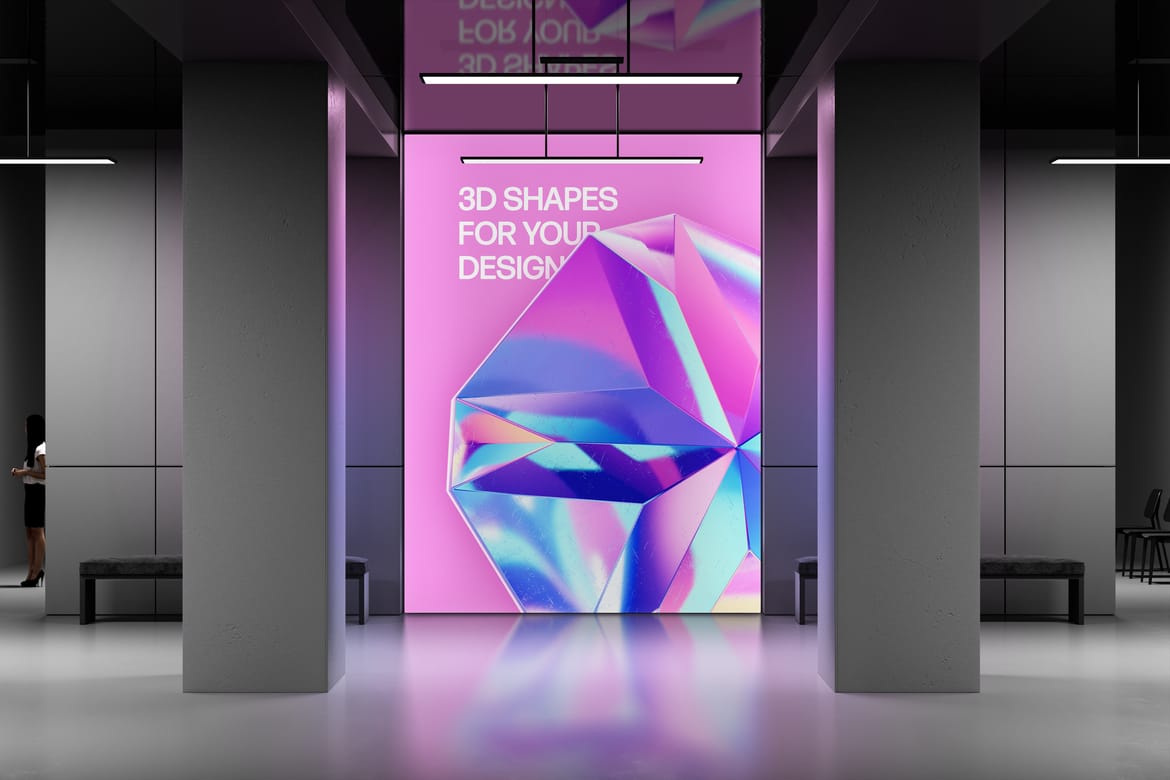 Crystals Collection - 3D Objects Set