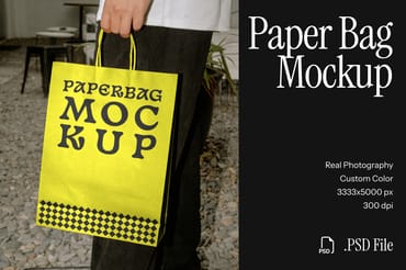 Paper Bag Mockup