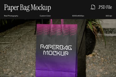 Paper Bag Mockup