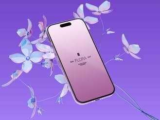 iPhone 16 Pro Flora Series Free Mockup