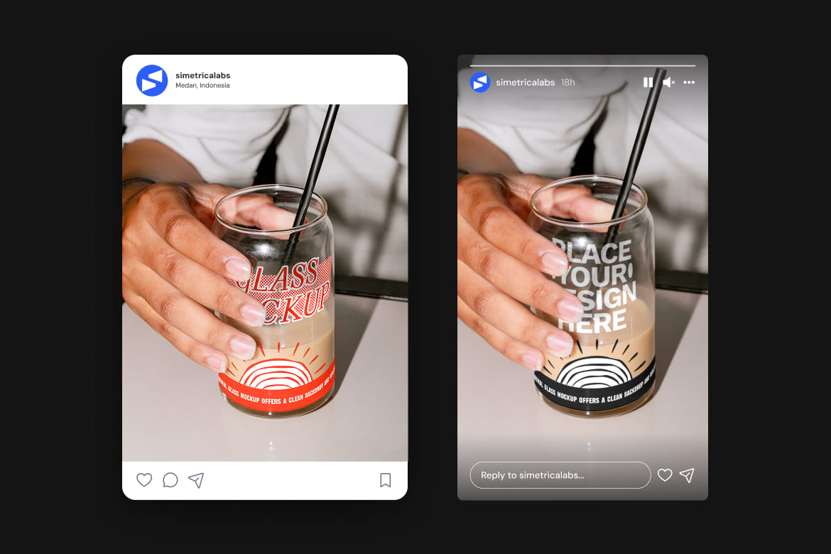 Glass Mockup