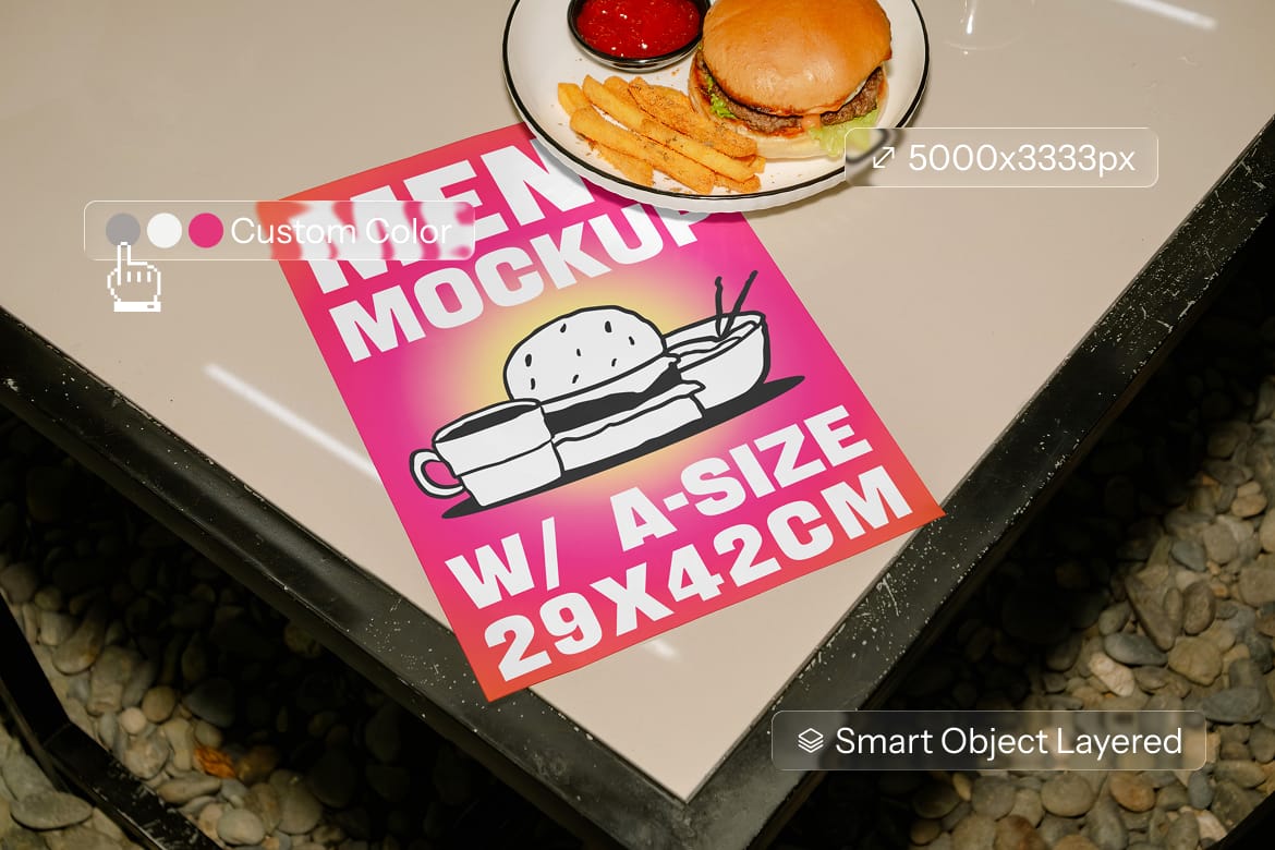 Menu Mockup