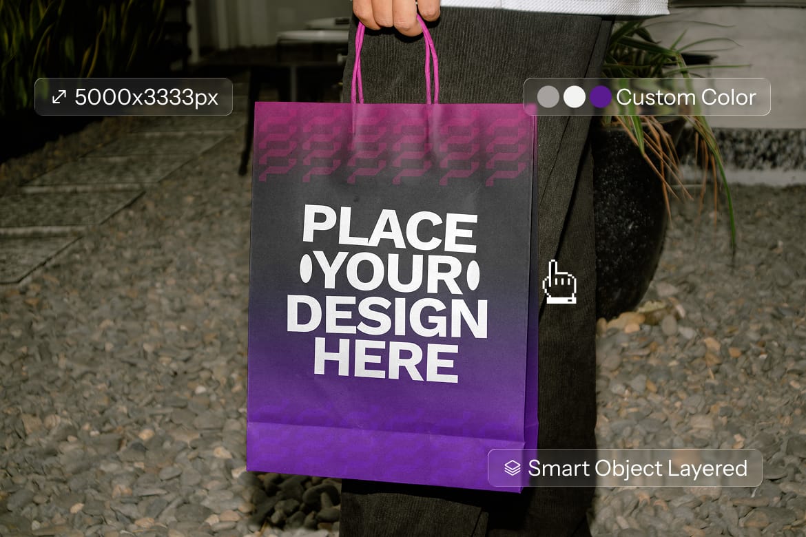 Paper Bag Mockup