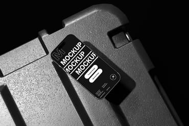Phone Mockup on Textured Surface