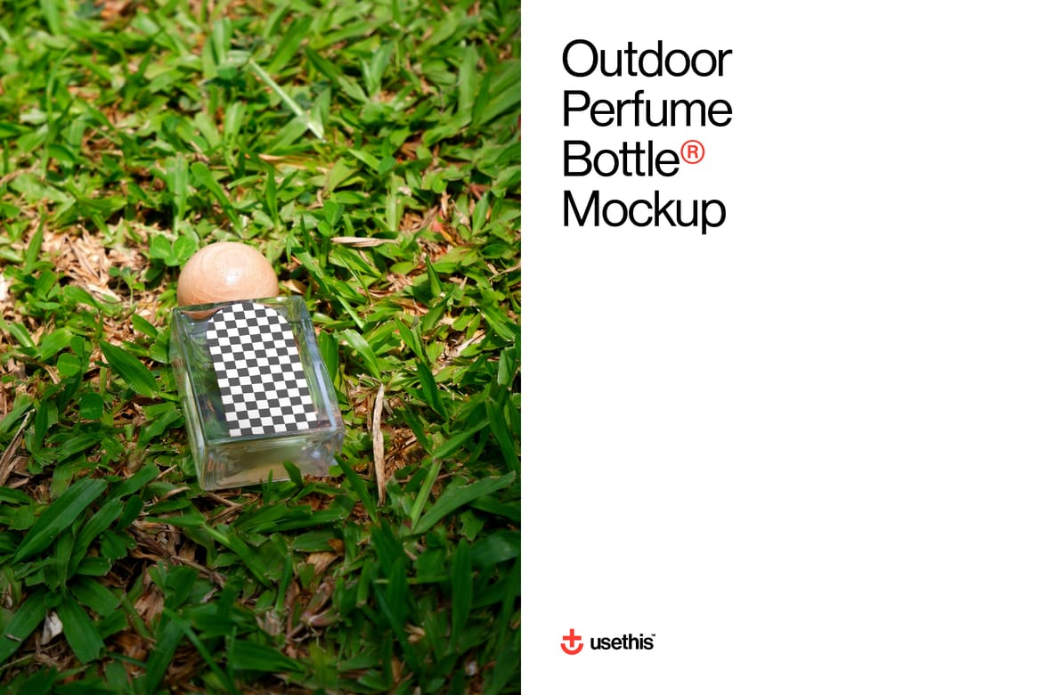 7 Outdoor Perfume Bottle Mockup Bundle