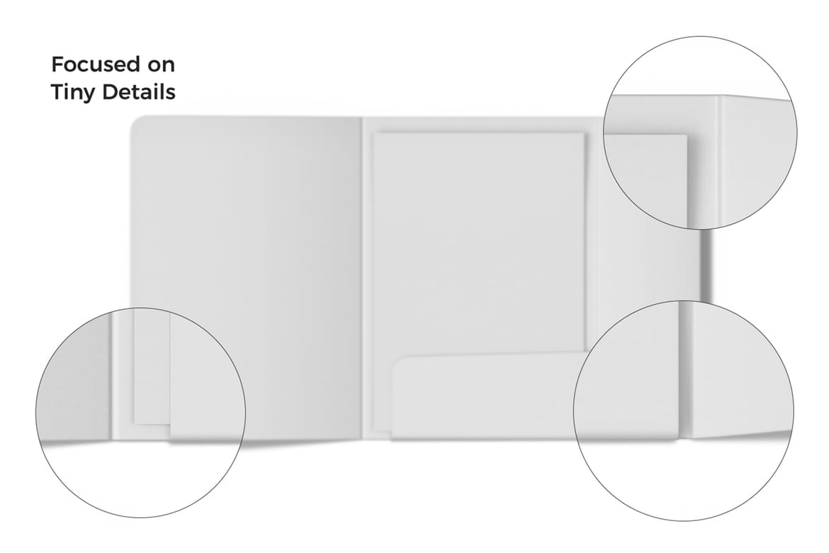 A4 Presentation Folder with Letterhead Mockup