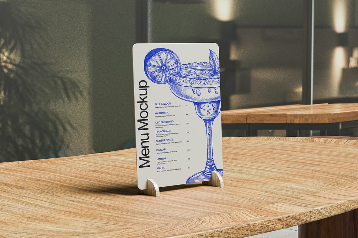 Menu Mockup
