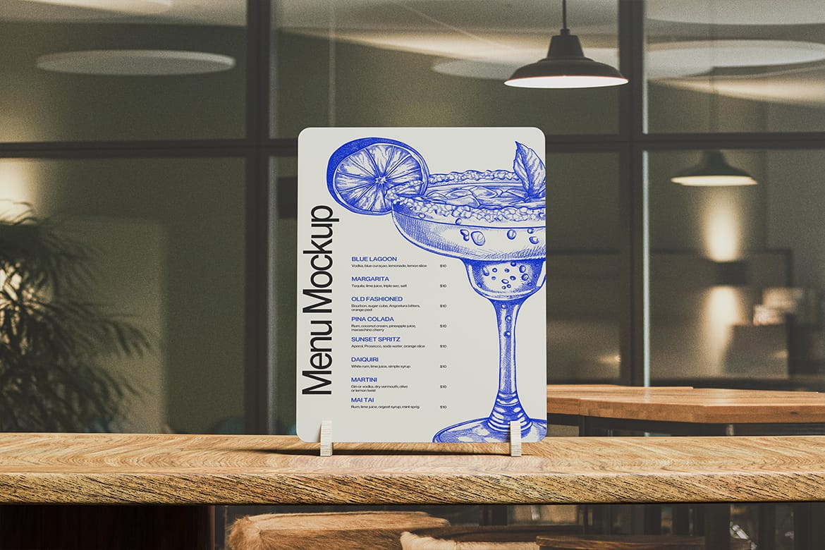 Menu Mockup