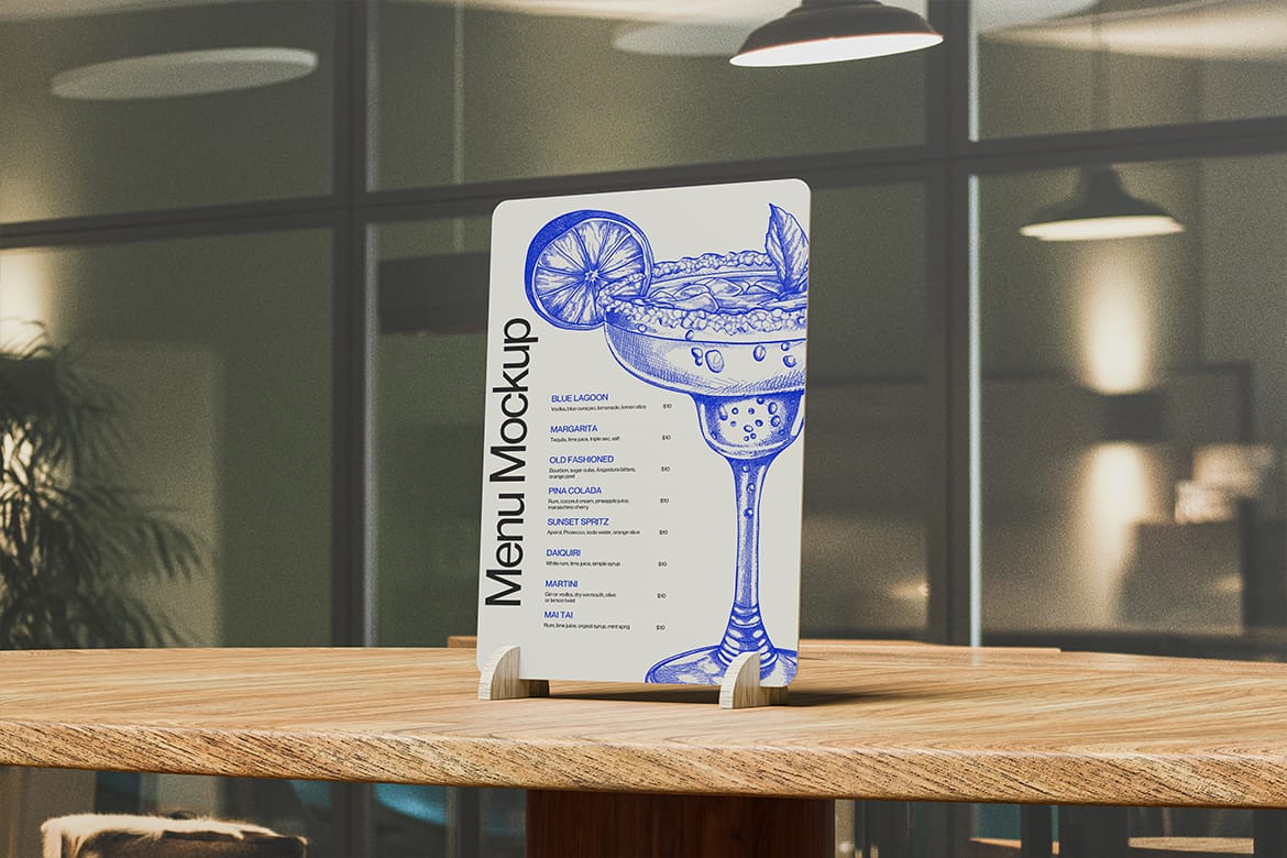 Menu Mockup