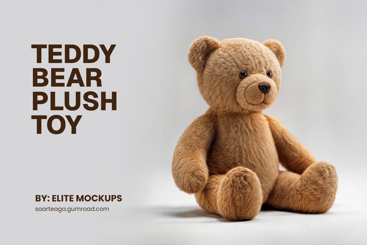 Set of 5 Ultra-Realistic Plush Toy Animals