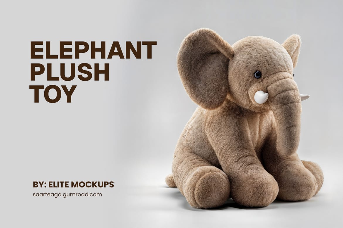 Set of 5 Ultra-Realistic Plush Toy Animals