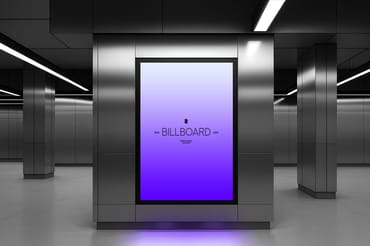Urban Screen Billboard Mockup
