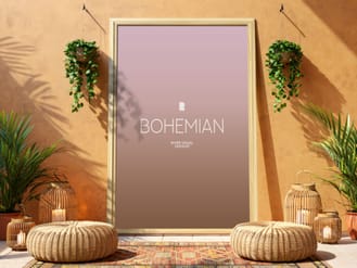 Bohemian Frame Mockup