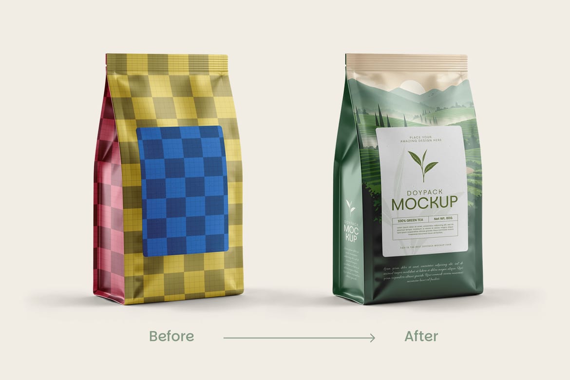 Doypack Mockup