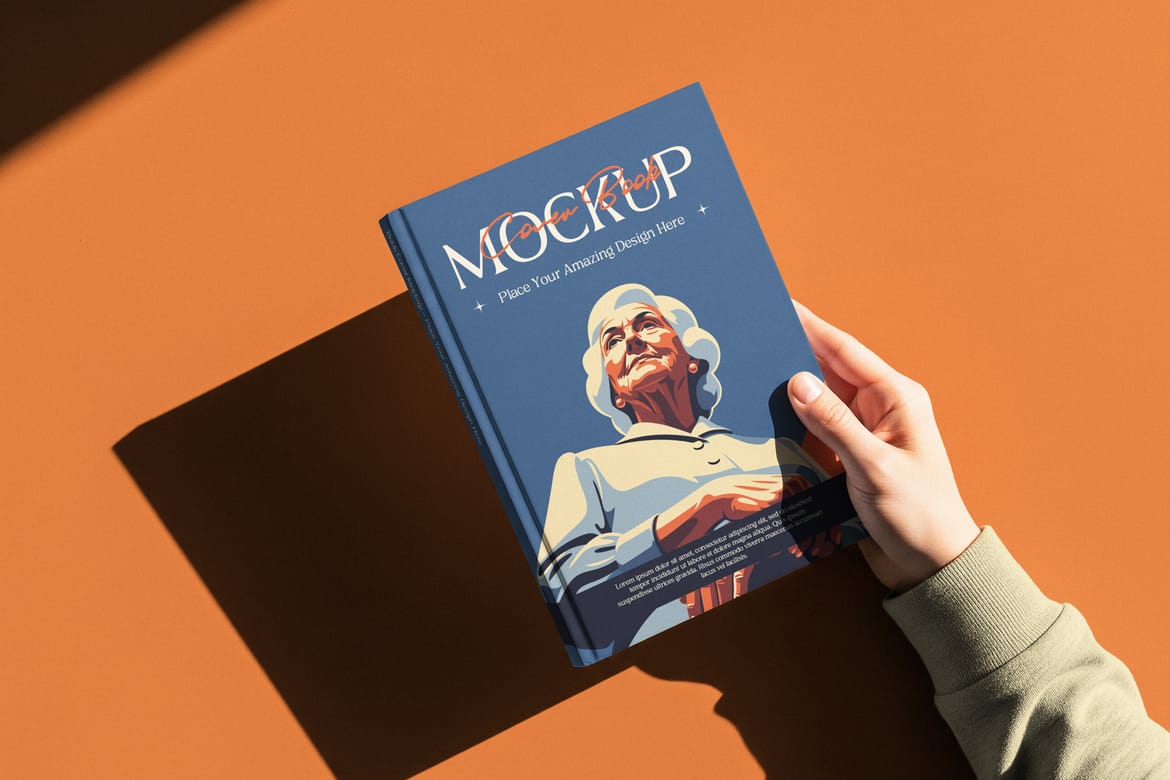 Minimalist Book Cover Mockup