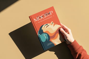 Minimalist Book Cover Mockup