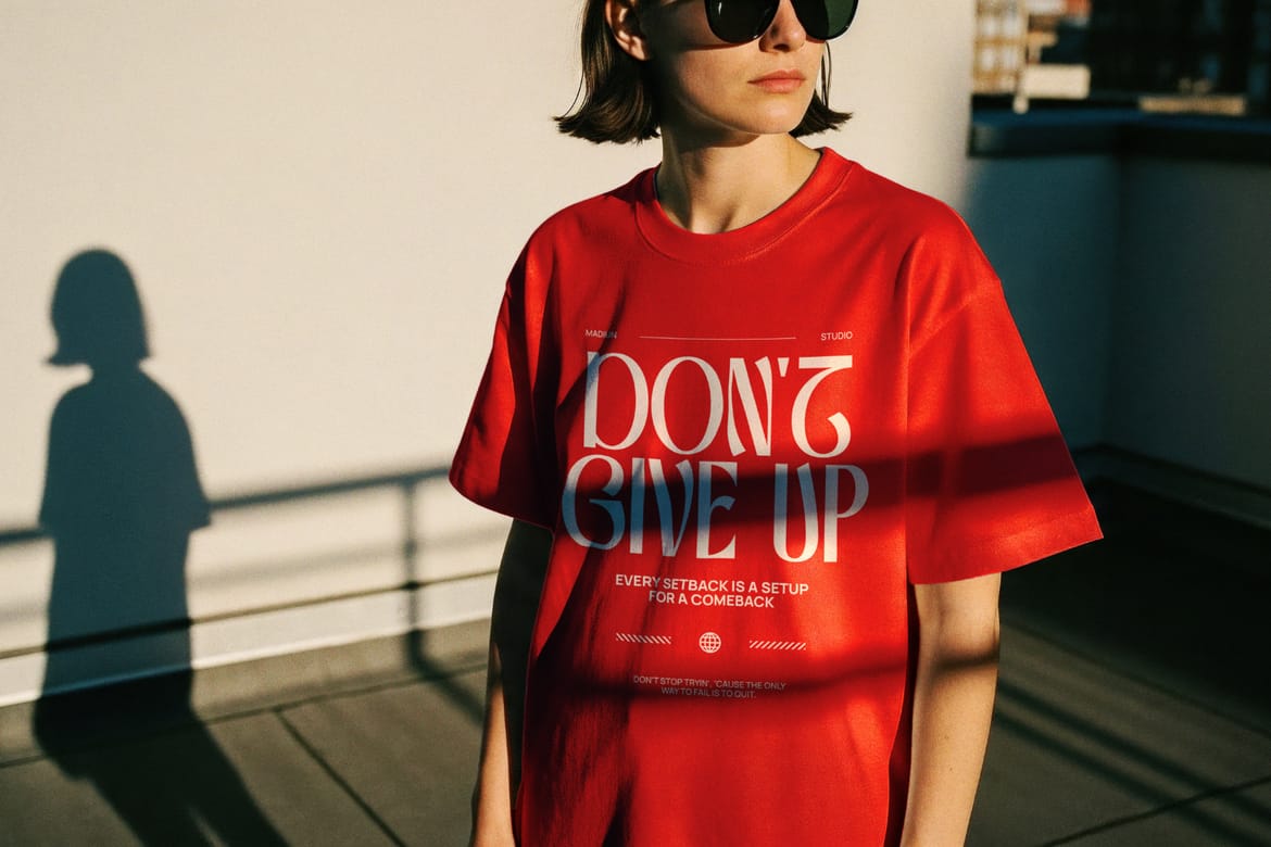 8 Vintage Oversized T-Shirt Mockups VOL. 01