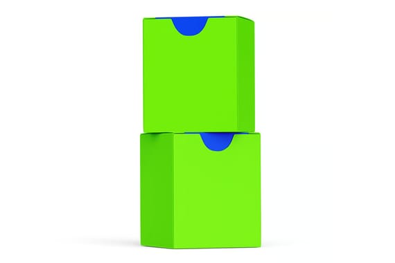 3d candle box mockup design