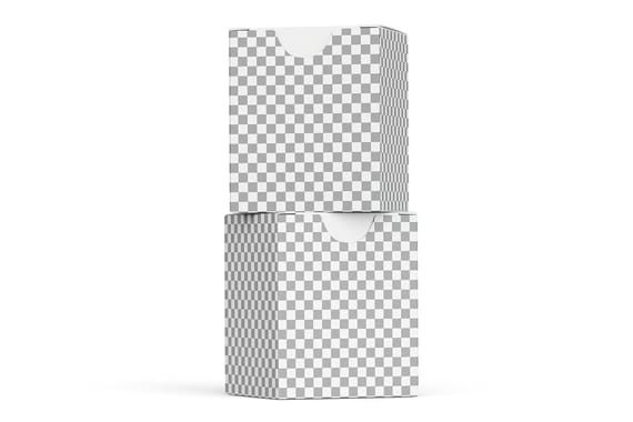 3d candle box mockup design