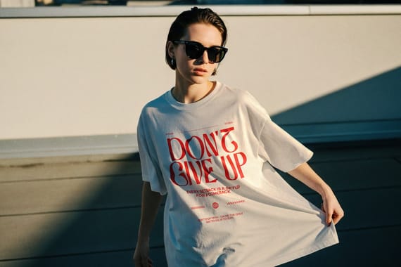 8 Vintage Oversized T-Shirt Mockups VOL. 01