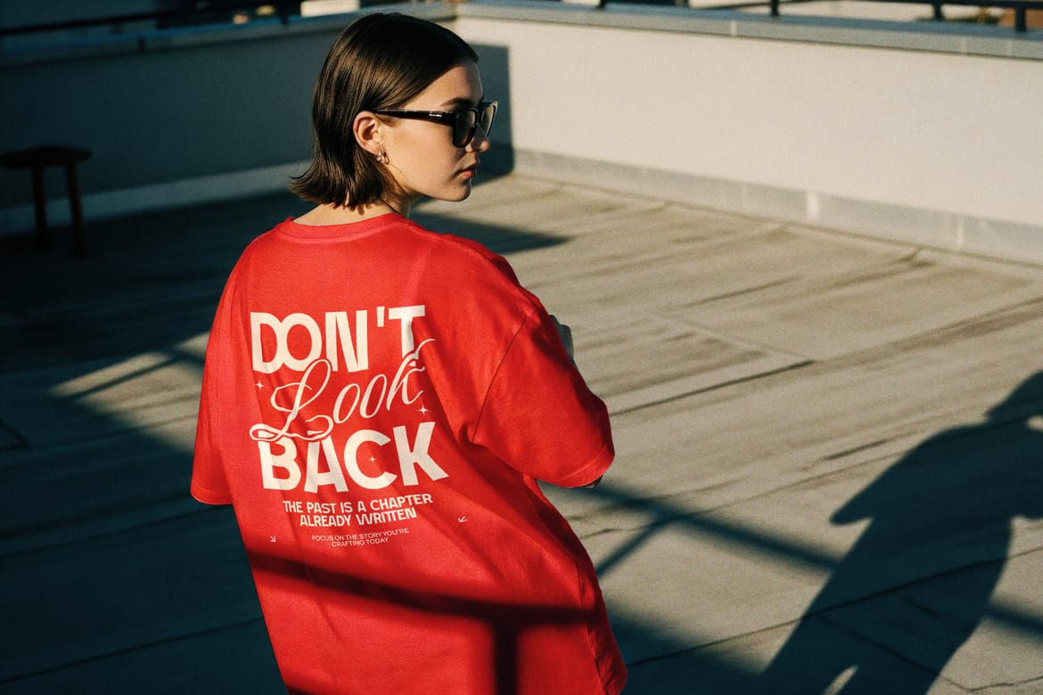 8 Vintage Oversized T-Shirt Mockups VOL. 01