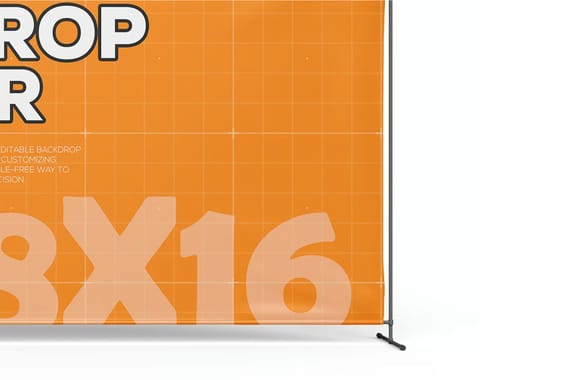 Backdrop Banner Stand Mockup