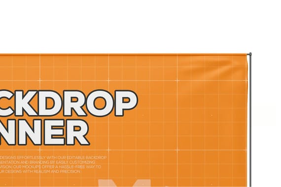 Backdrop Banner Stand Mockup