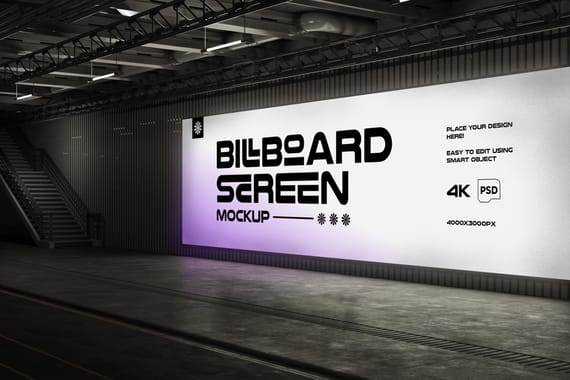 Billboard Screen Mockup