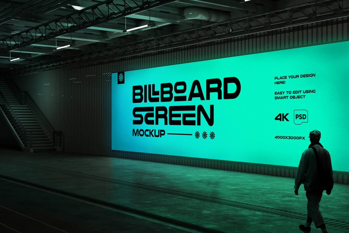Billboard Screen Mockup
