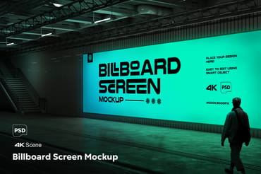 Billboard Screen Mockup