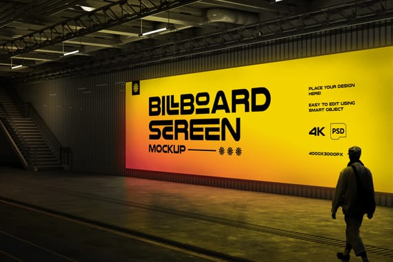 Billboard Screen Mockup