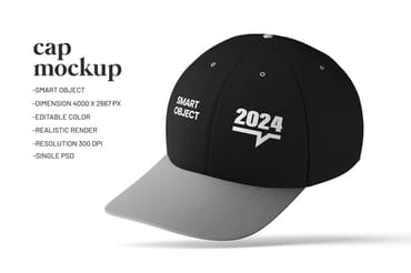 Baseball Cap Mockup