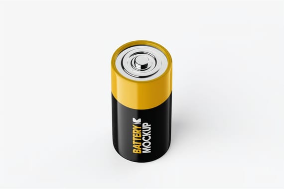 Battery PSD Mockup Product Display